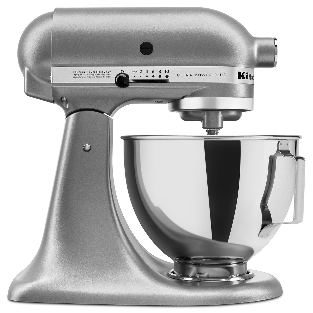 KitchenAid Ultra Power Plus 4.5 qt Tilt Head Stand Mixer, Light Silver