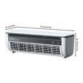 FYHALE 5,000 BTU Wall Mounted Air Conditioner with Remote Control, Digital Display, Cool up to 150 sq ft, Perfect