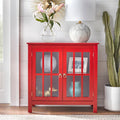 Portland 2 Door Glass Cabinet by Simple Living